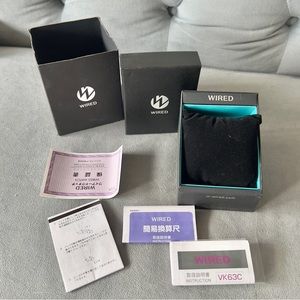 WIRED Watch Box with Papers plus Outer Box